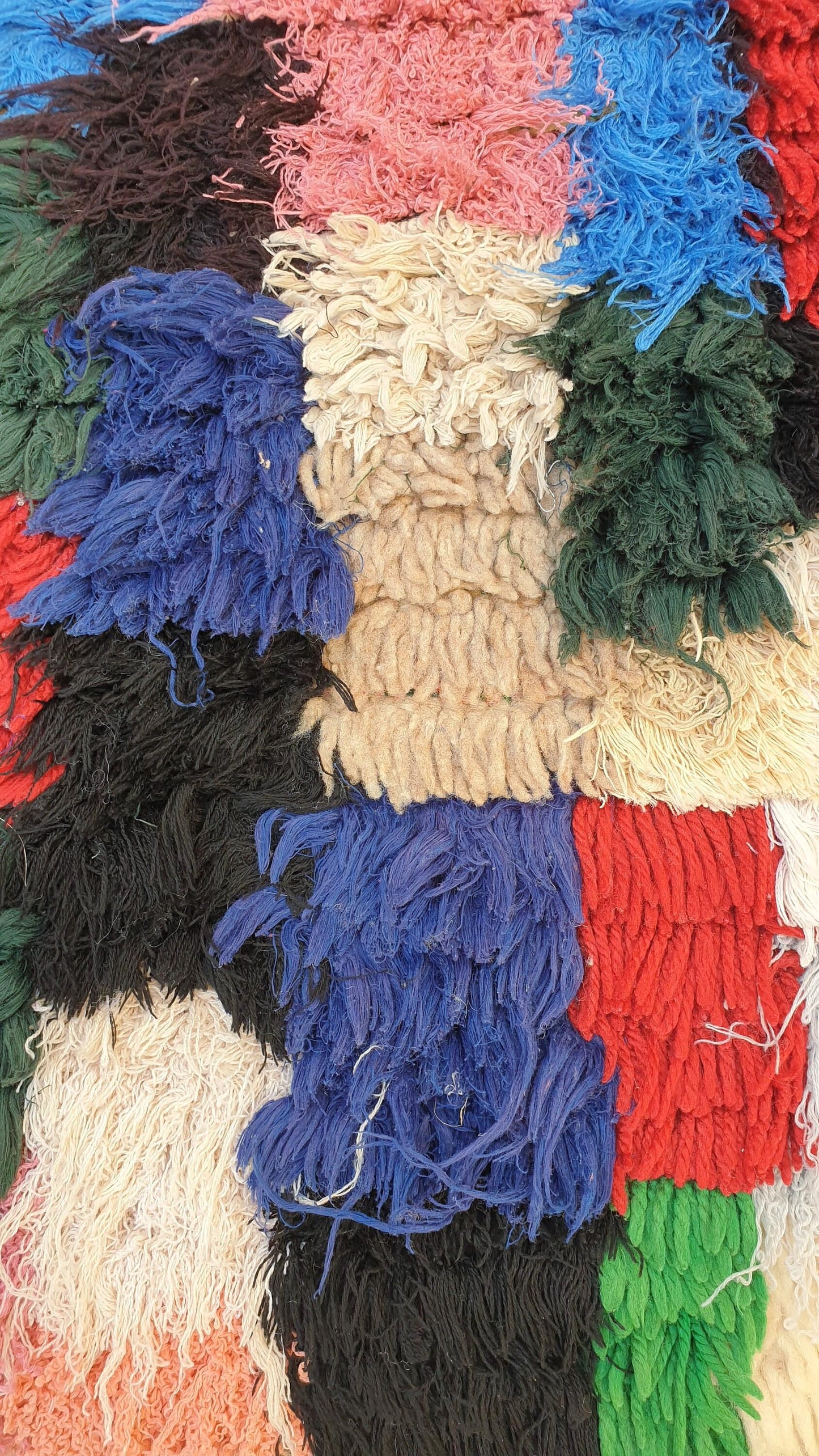 Vintage Moroccan Rug 2.5x5.4 Boucherouite Berber Rug, living room rug, rare morrocan rug bedroom rug accent rug