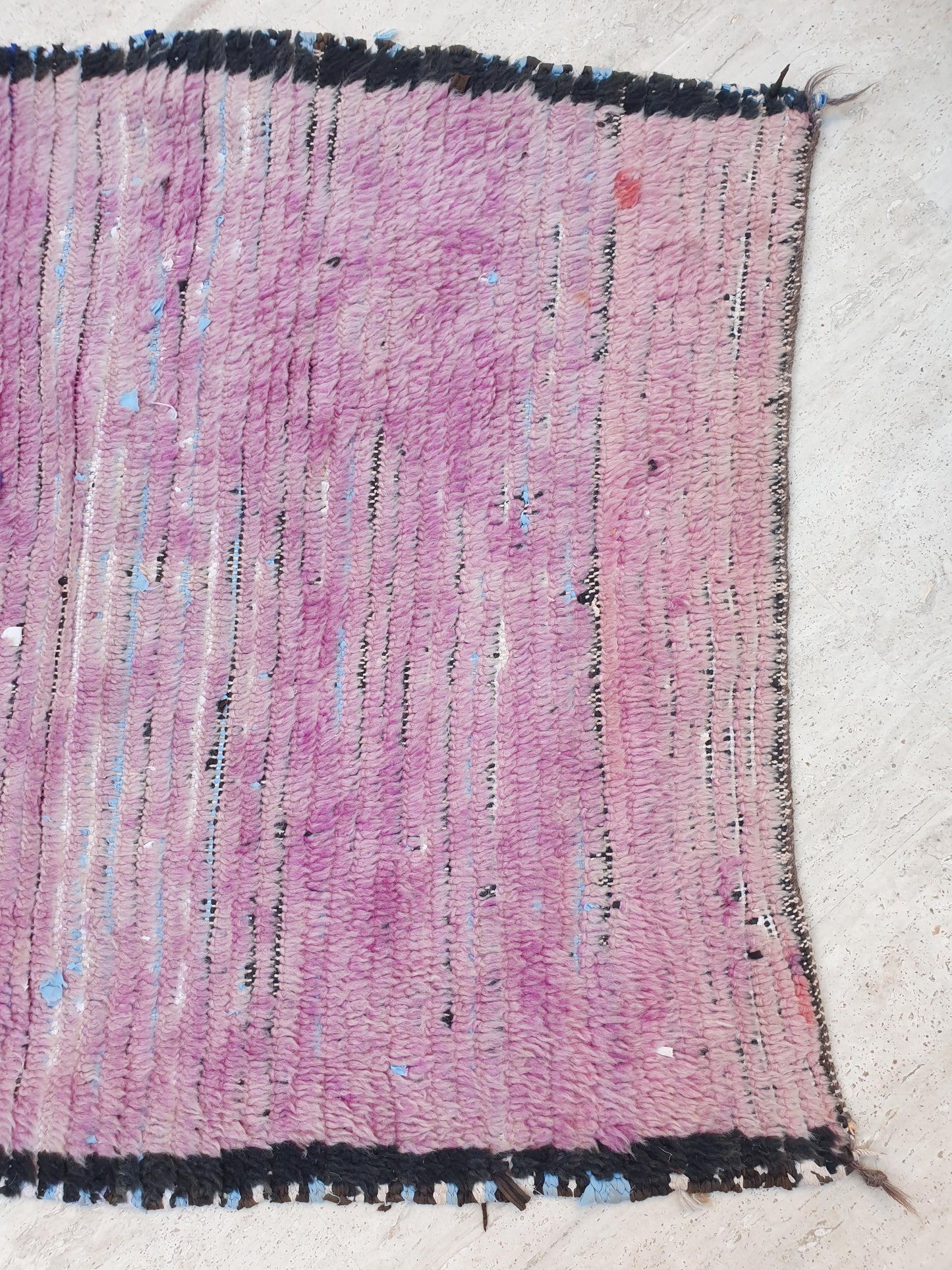 Vintage Moroccan Runner Rug 3.2x10  Gorgeous Boujaad Rug "Purple Dream" Runner rug Blush mauve Lavender rug