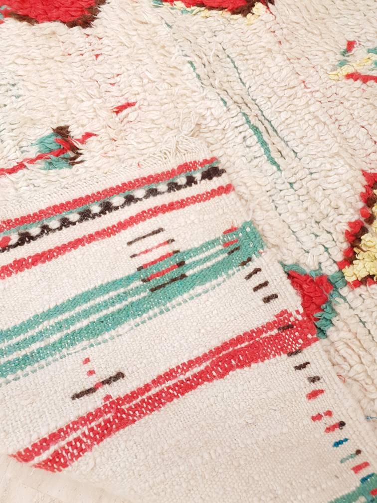Vintage Azilal Berber Rug 5x11, Large Moroccan Handmade Rug