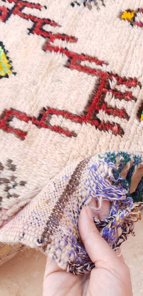 Vintage Azilal Berber Rug, 3x5.2, Authentic Moroccan Rug